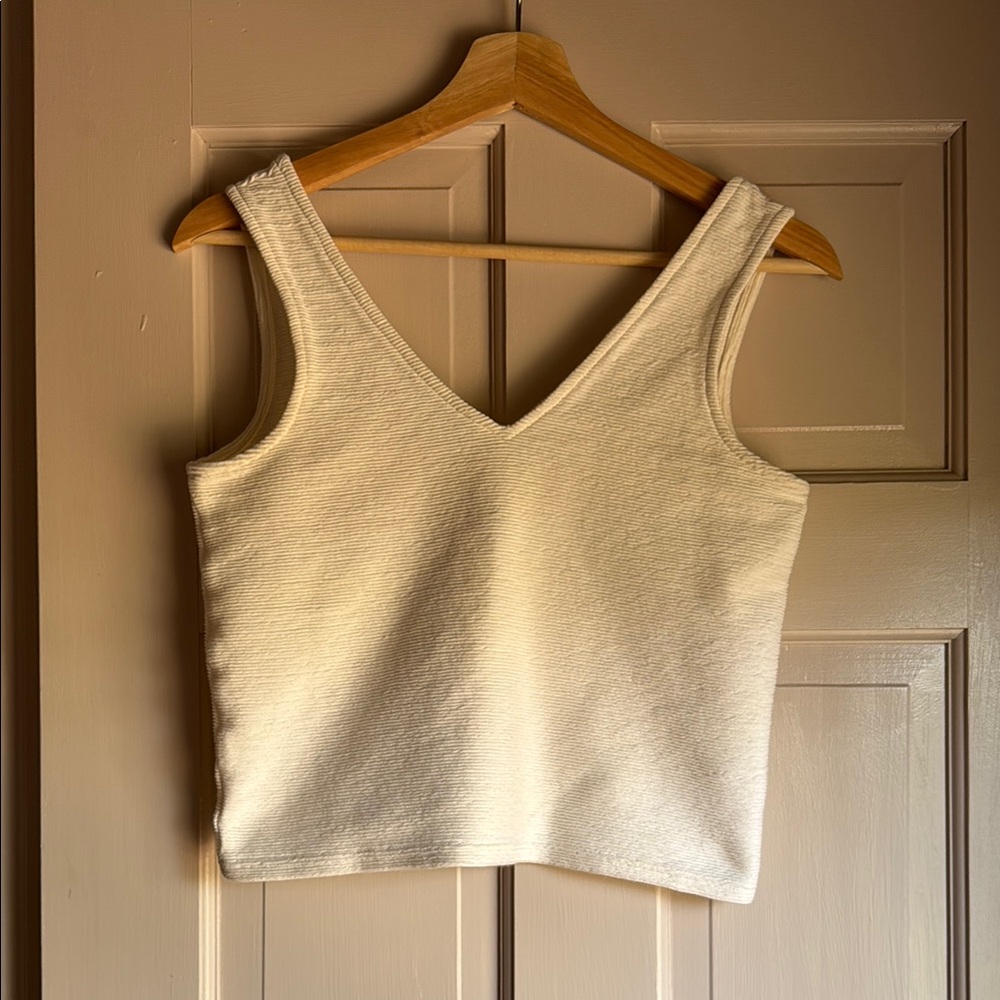 madewell heavy textured cotton tank